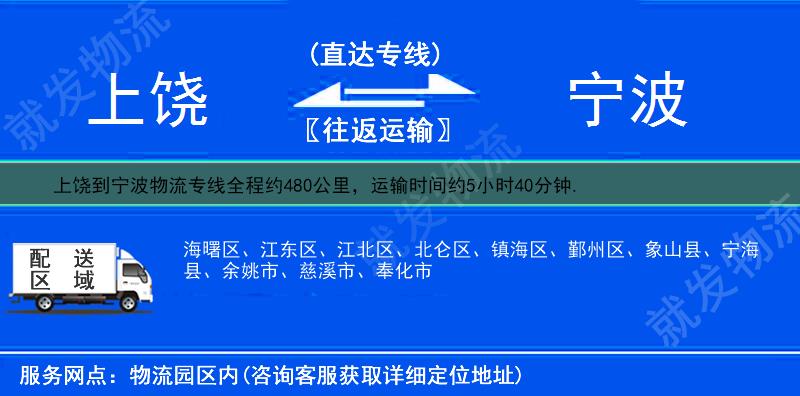 上饒到寧波多少公里